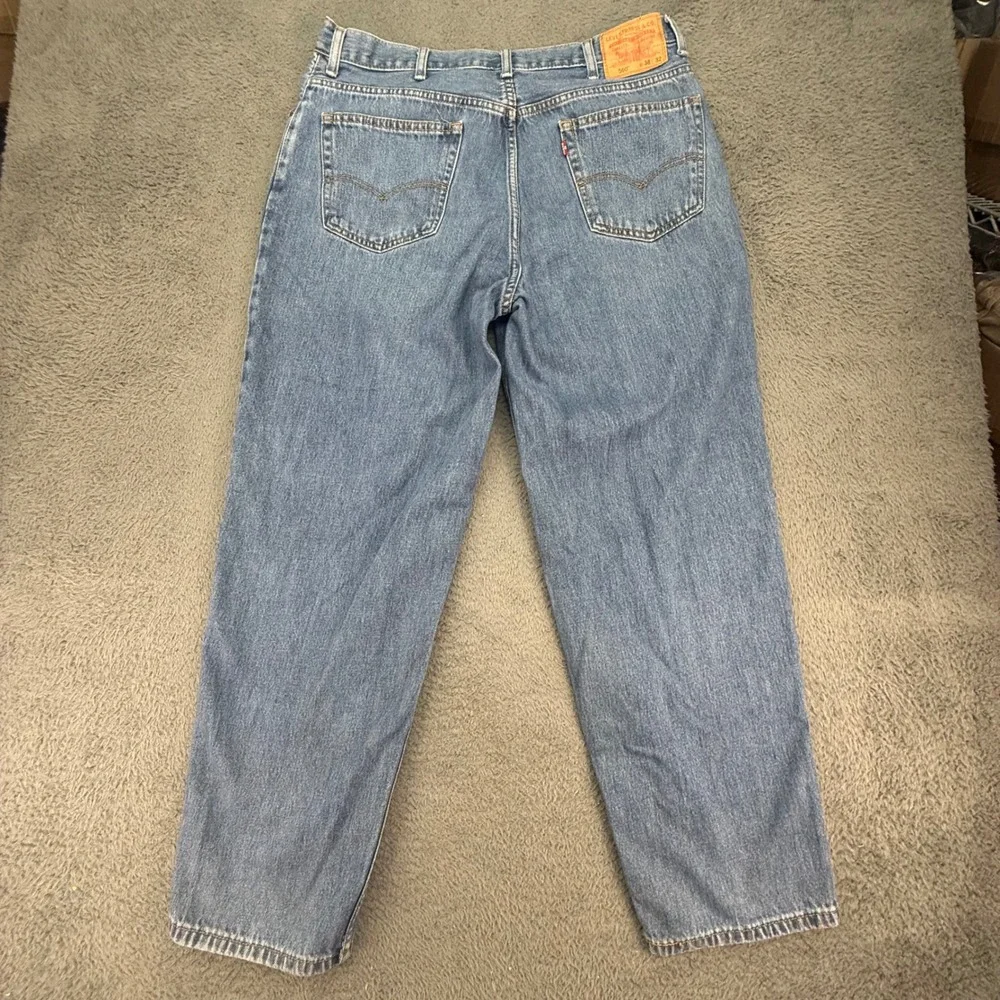 Levi's 560 Jeans Mens 38x32 Blue Comfort Fit Baggy Tapered Leg Denim
